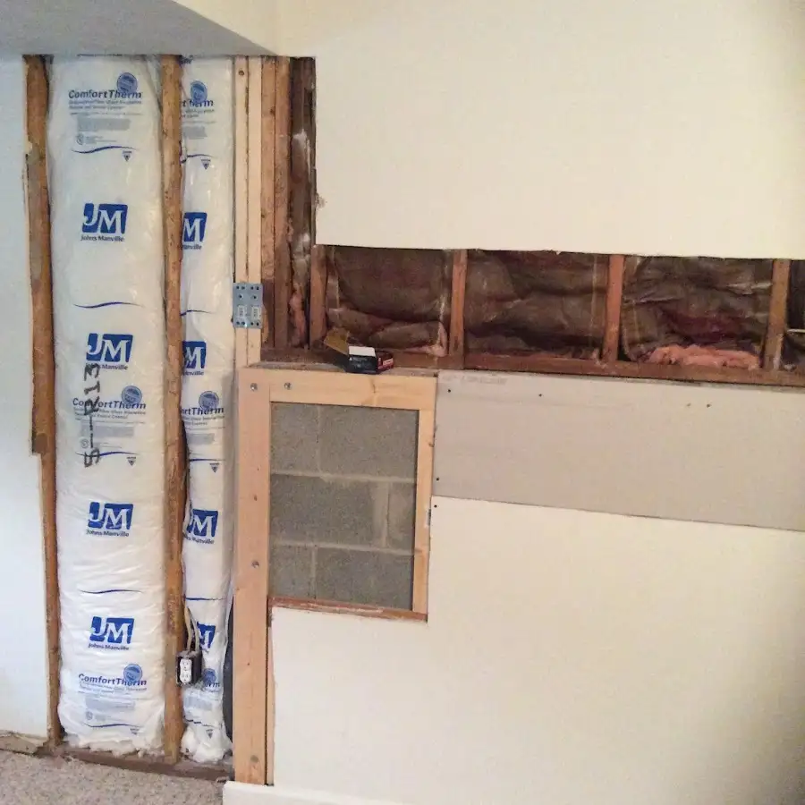 Wall insulation replacement during Contents Cleaning & Restoration in Fern Park